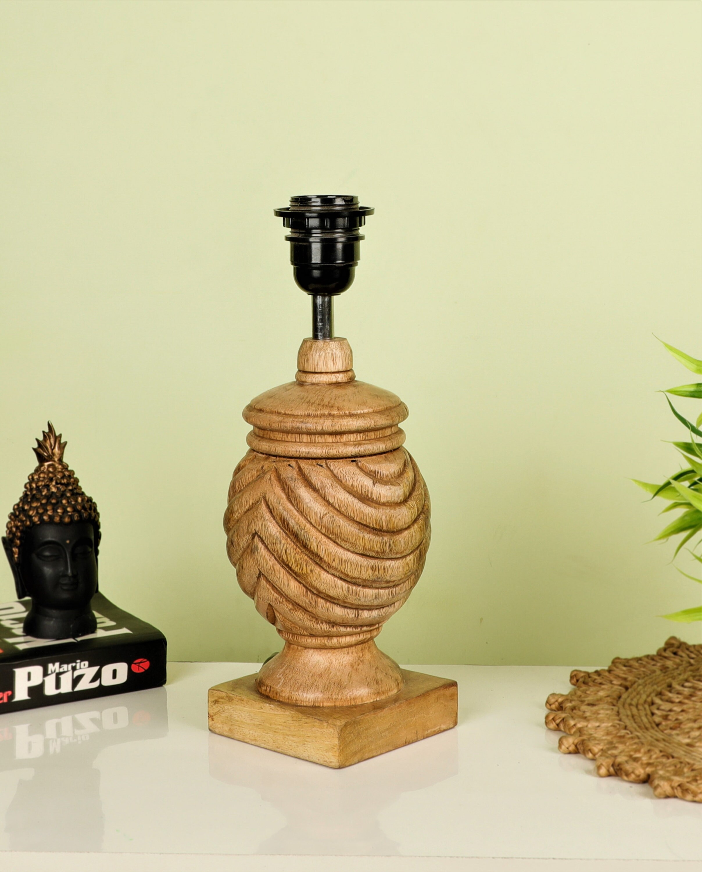 Mini Wooden Lamp (without engrave)