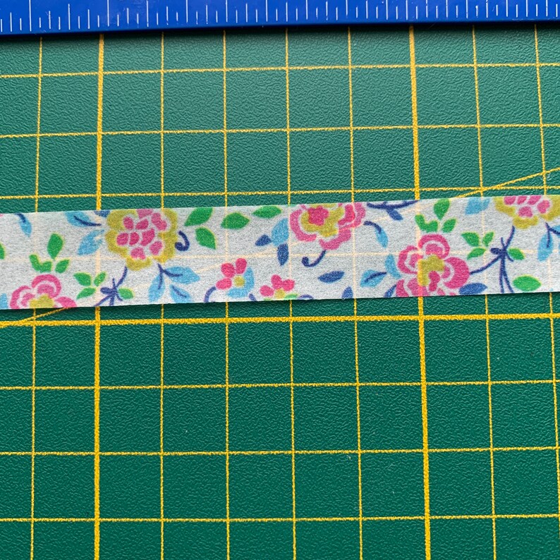 Washi Tape Sample pinkyellow Flowers 39