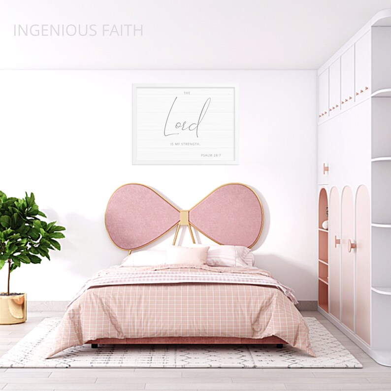 Aesthetic Room Decor For Teen Girls. This Christian Wall Art Etsy
