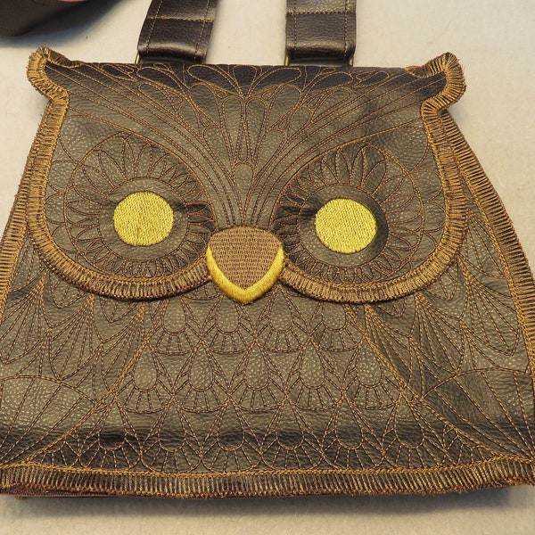 Personalized Owl Shaped cross body bag