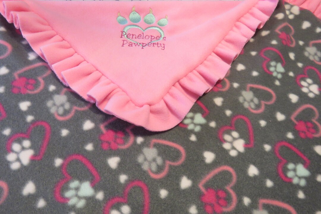 Personalized Cat Blanket Etsy