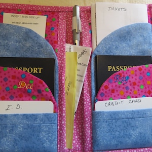 Family Travel Wallet - Personalized