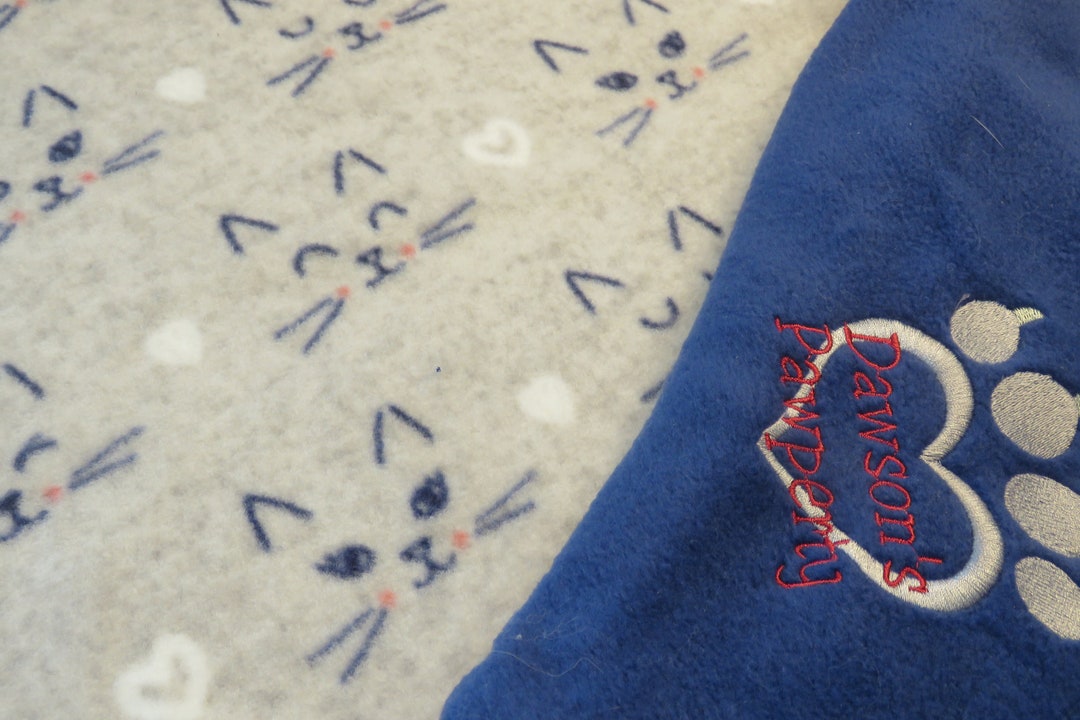 Personalized Cat Blanket Etsy