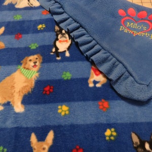 Personalized Dog Blanket