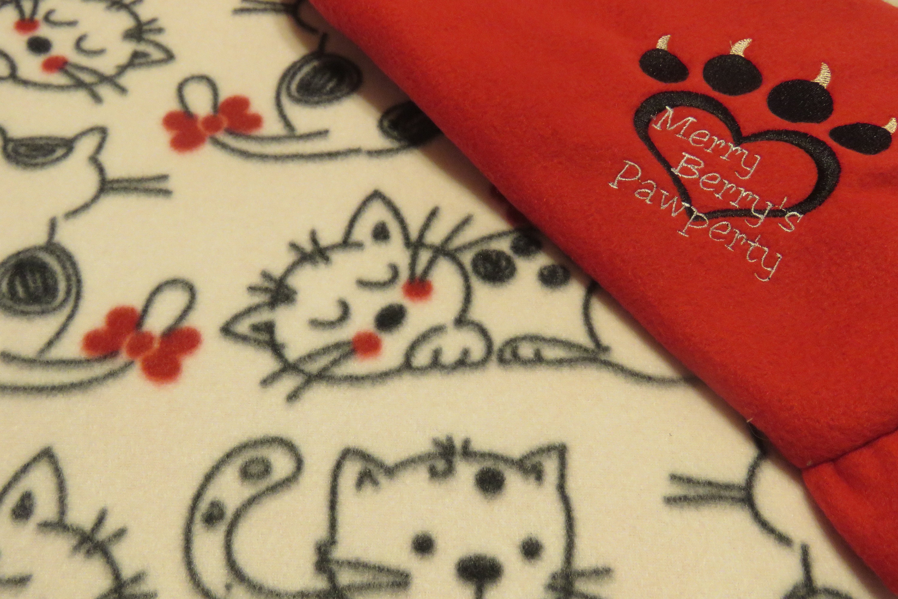 Personalized Cat Blanket Etsy