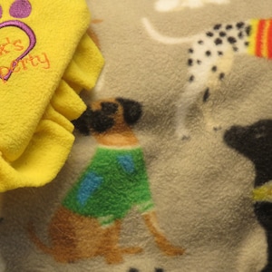 Personalized Dog Blanket