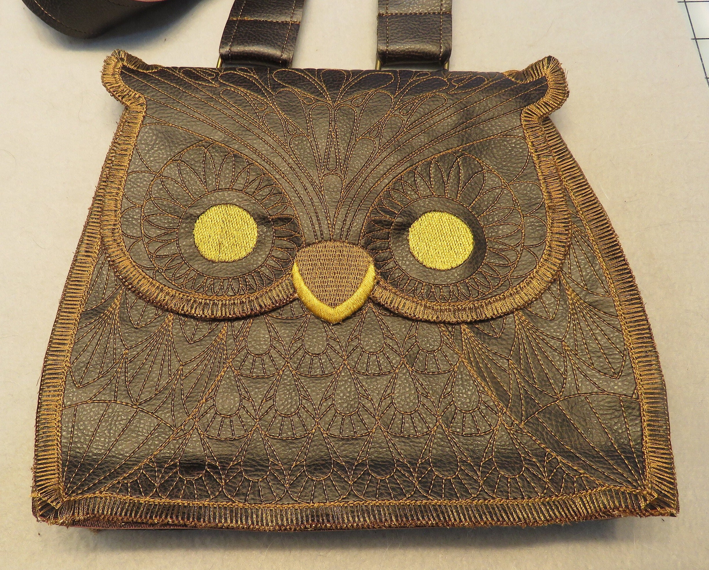 Personalized Owl Shaped cross body bag