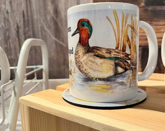 Green Winged Teal 11 oz. Mug