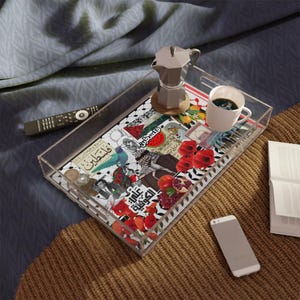 Palestine design Acrylic Serving Tray