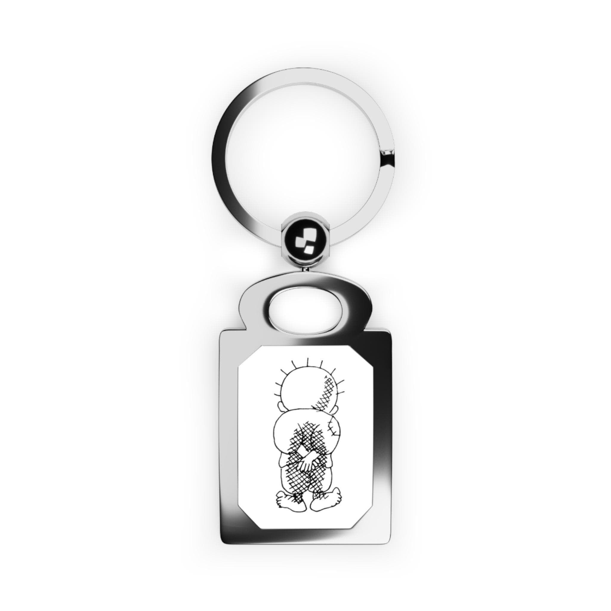 Handala Palestine Rectangle Photo Keyring, Handala keyholder, Palestine gifts, Hanzala keyring