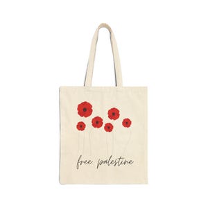 Free Palestine Cotton Canvas Tote Bag, Palestine tote bag, Palestine bag, Palestine gift, Palestinian gifts, Palestine, Falasteen tote bag