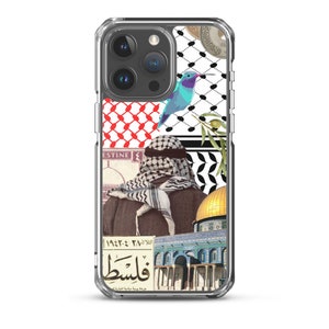 Palestinian Clear Case for iPhone®, Kaffiyah phone case