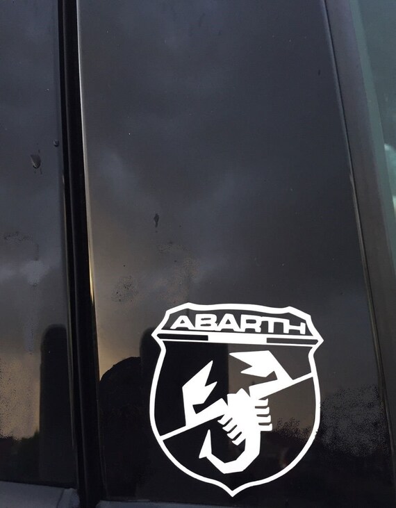 50MM SCOOBY DESIGNS FIAT 500 595 ABARTH ALLOY WHEEL CENTRE CAP STICKERS DOMED X4