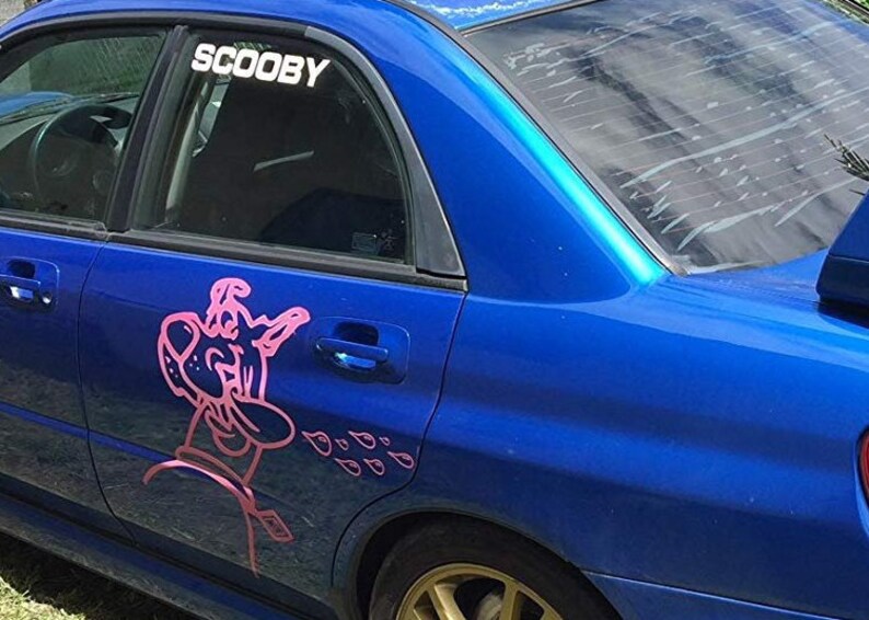 Scooby doo car wheel arch wing fender bodywork stickers decals | Etsy