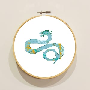 Cross Stitch PDF Pattern Sea Snake