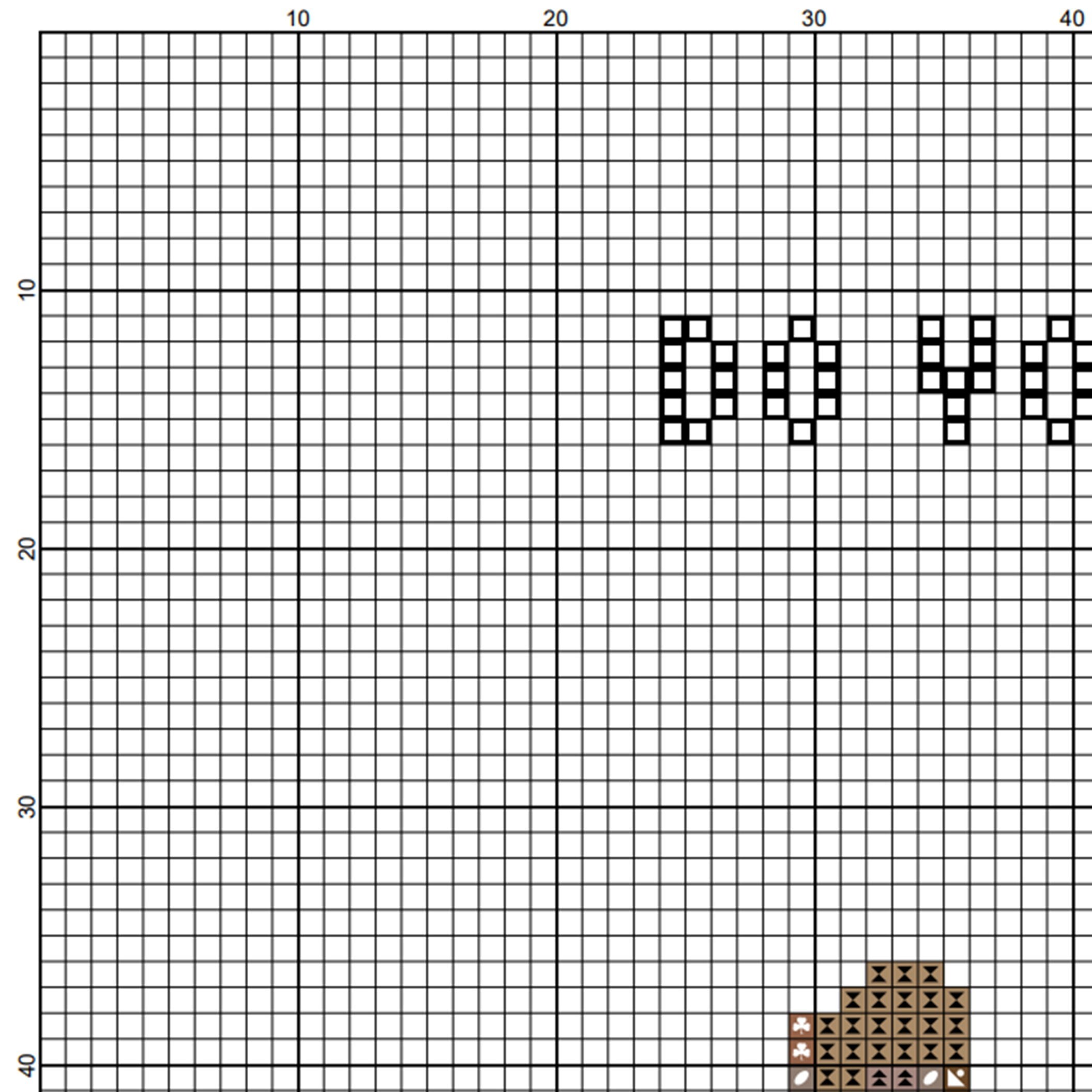 Cross Stitch PDF Pattern Funny Pixel Art - Etsy