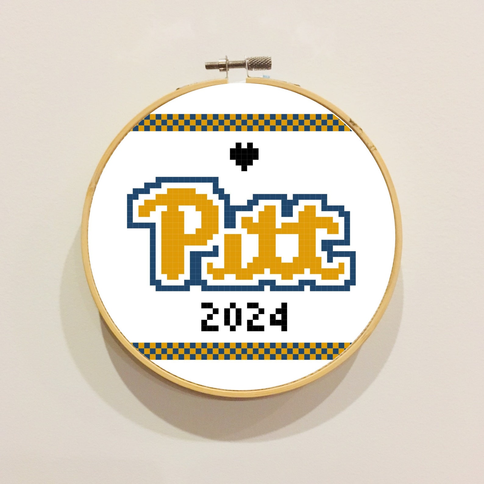 University of Pittsburgh 2024 Cross Stitch PDF Pattern | Etsy