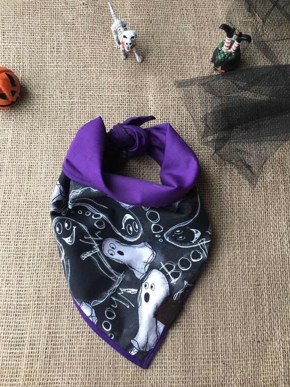 purple dog bandana