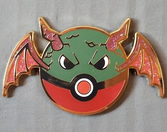 Dragon Poketype Hard Enamel Pin