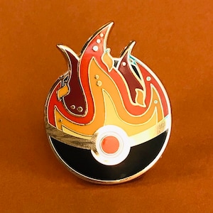 Fire Poketype Hard Enamel Pin