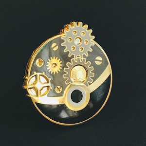 Steel Poketype Hard Enamel Pin