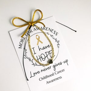 Heart Childhood Cancer Awareness Bracelet