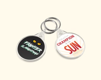 BK Love me...Love my...RUGBY Key Ring brand new gift//present