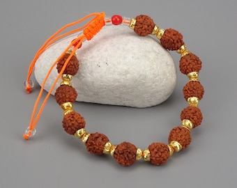 Rudraksha Bracelet 5 Mukhis, Original Rudra Bracelets, Tibetan Jewelry. Sacred Rudraksha Bracelet 5 Mukhis, Original Nepali Rudraksha