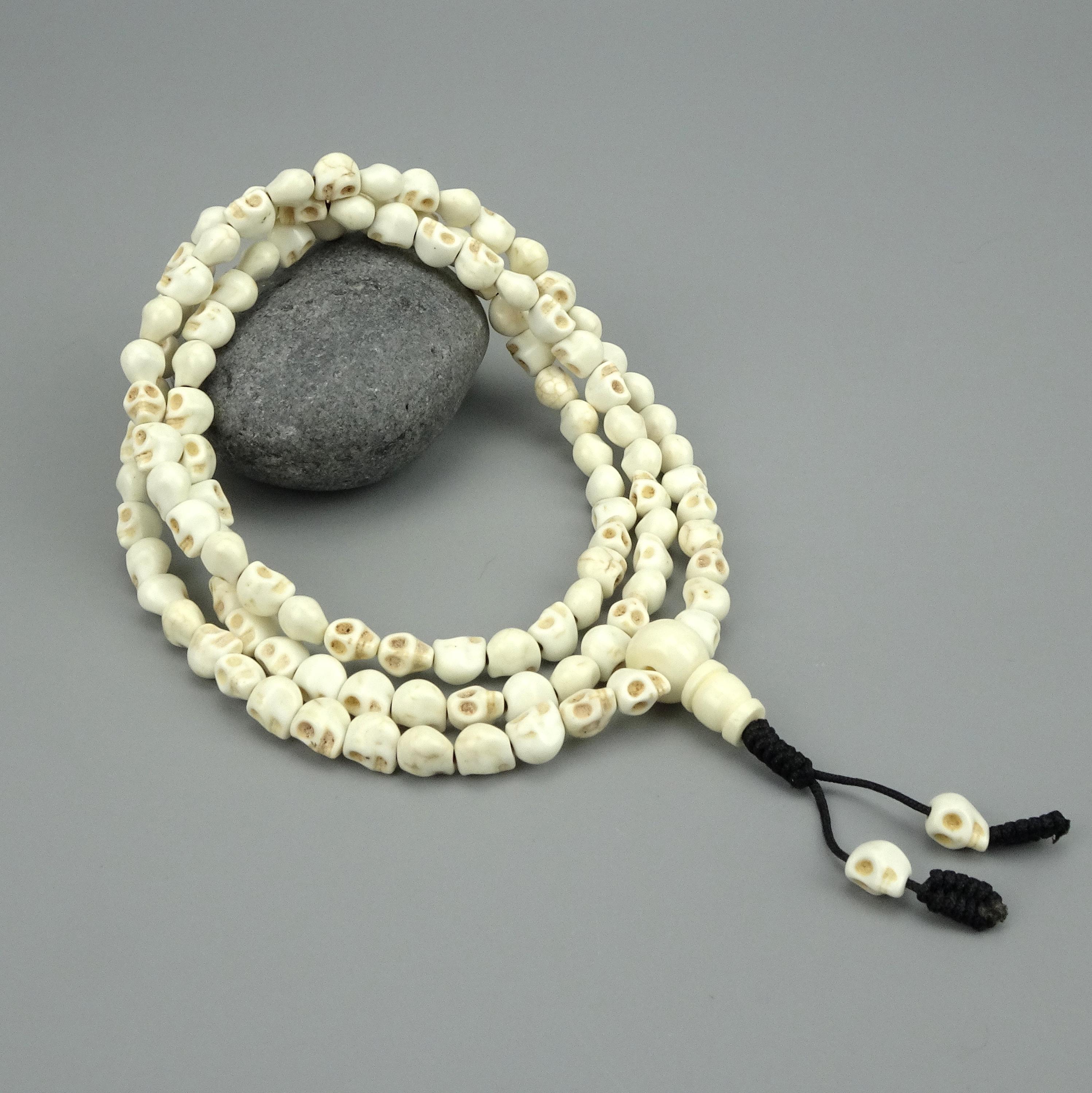 Collana Mala Orange con turchese americano - Gioielli - Collane Collana Mala Orange con turchese americano - Gioielli - Collane
