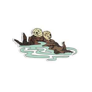 Otters Sticker