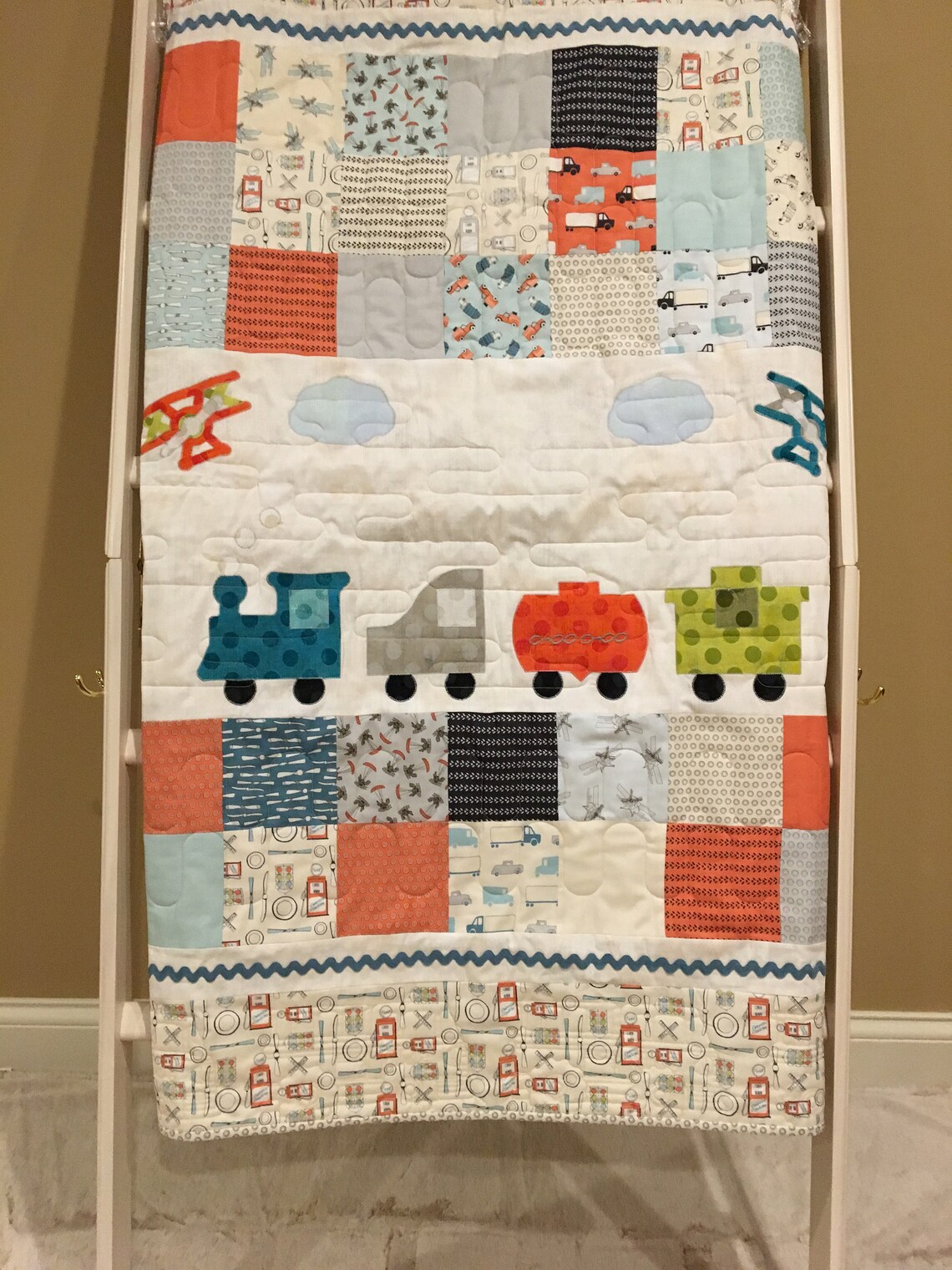 Custom Baby Quilts Personalized Baby Boy Blanket Baby Girl Etsy