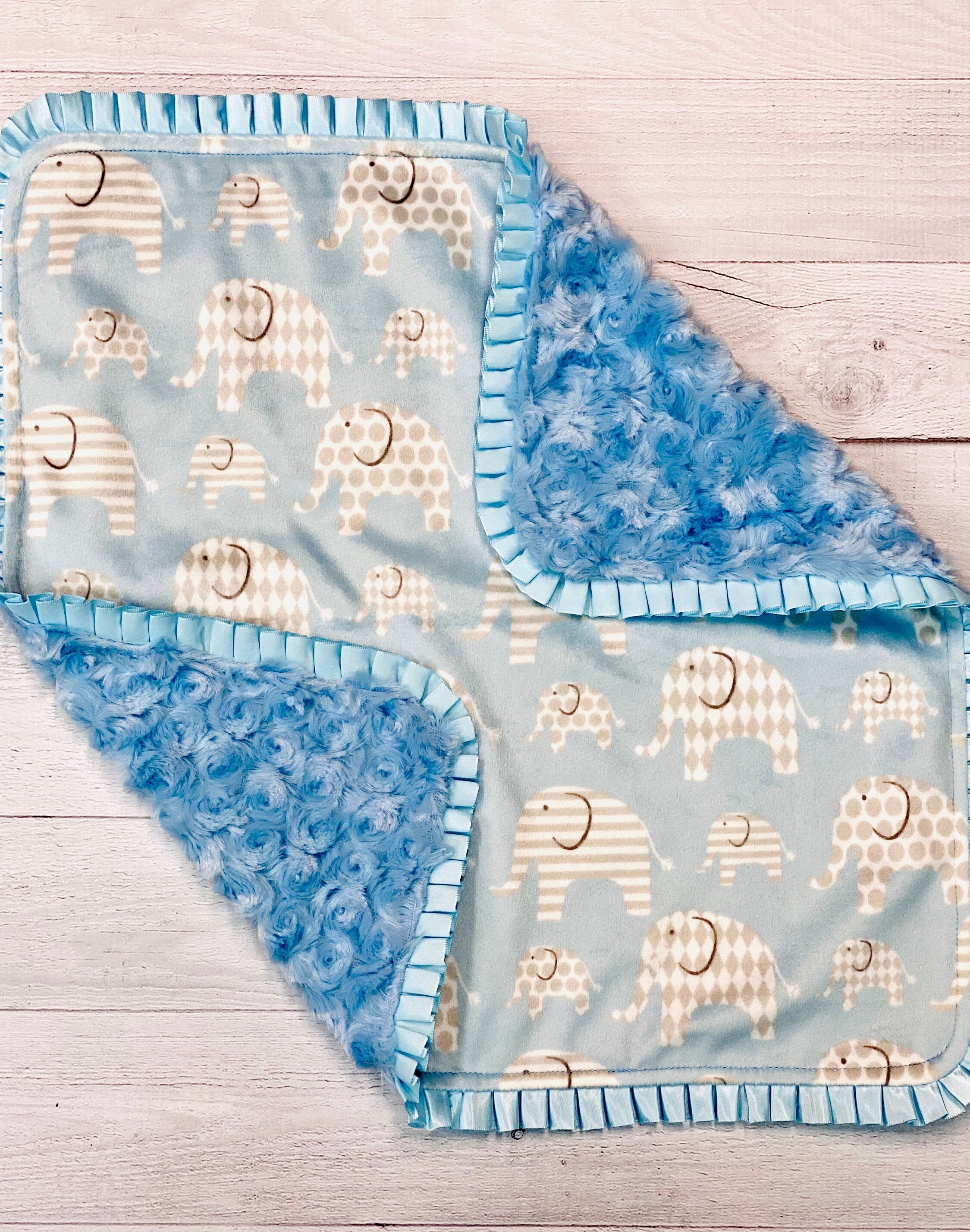 Personalized Lovey Blanket Baby Boy Lovey Blanket Minky Etsy