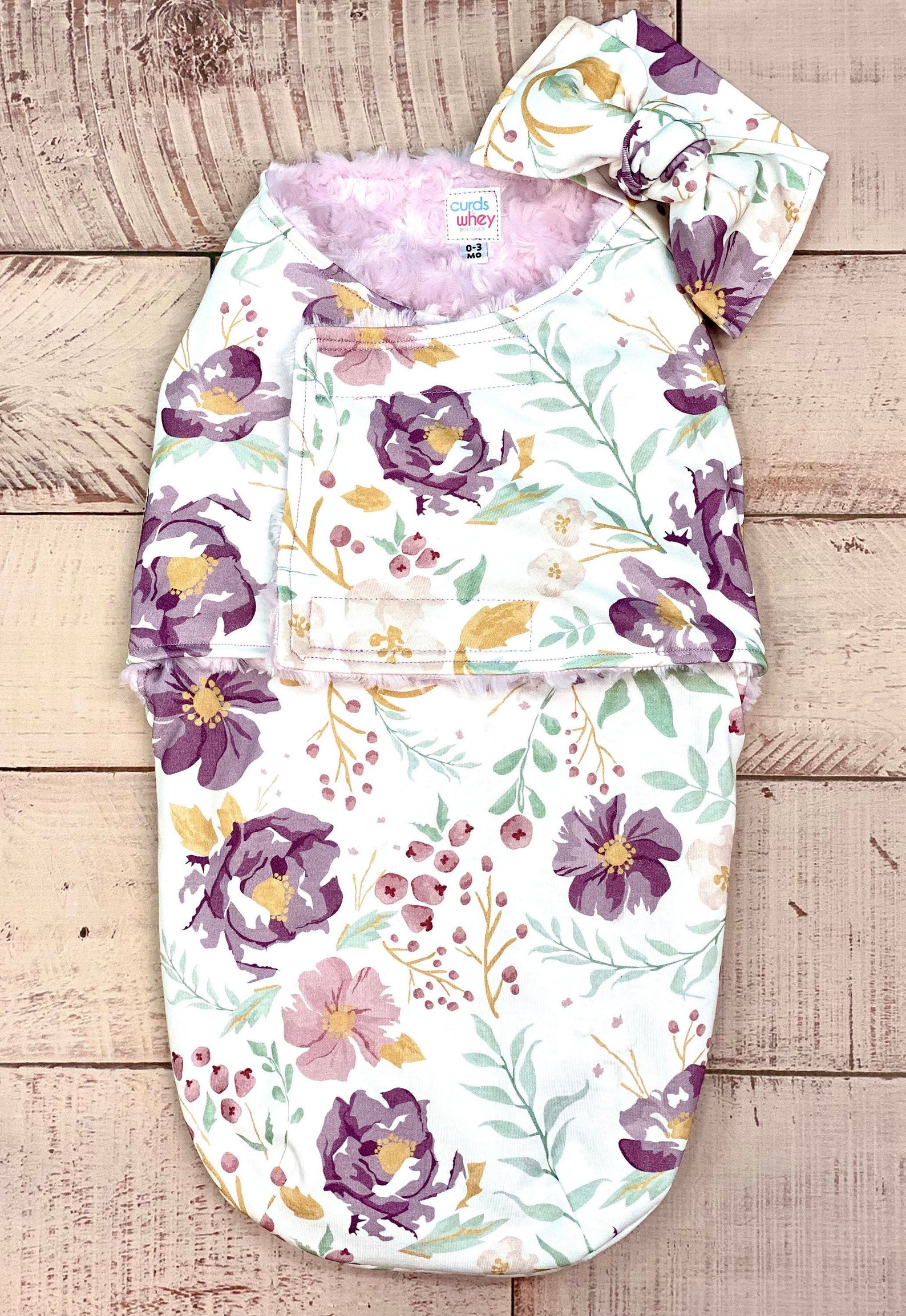 Newborn Girl Swaddle Set Baby Girl Swaddle Sack Newborn Girl Etsy