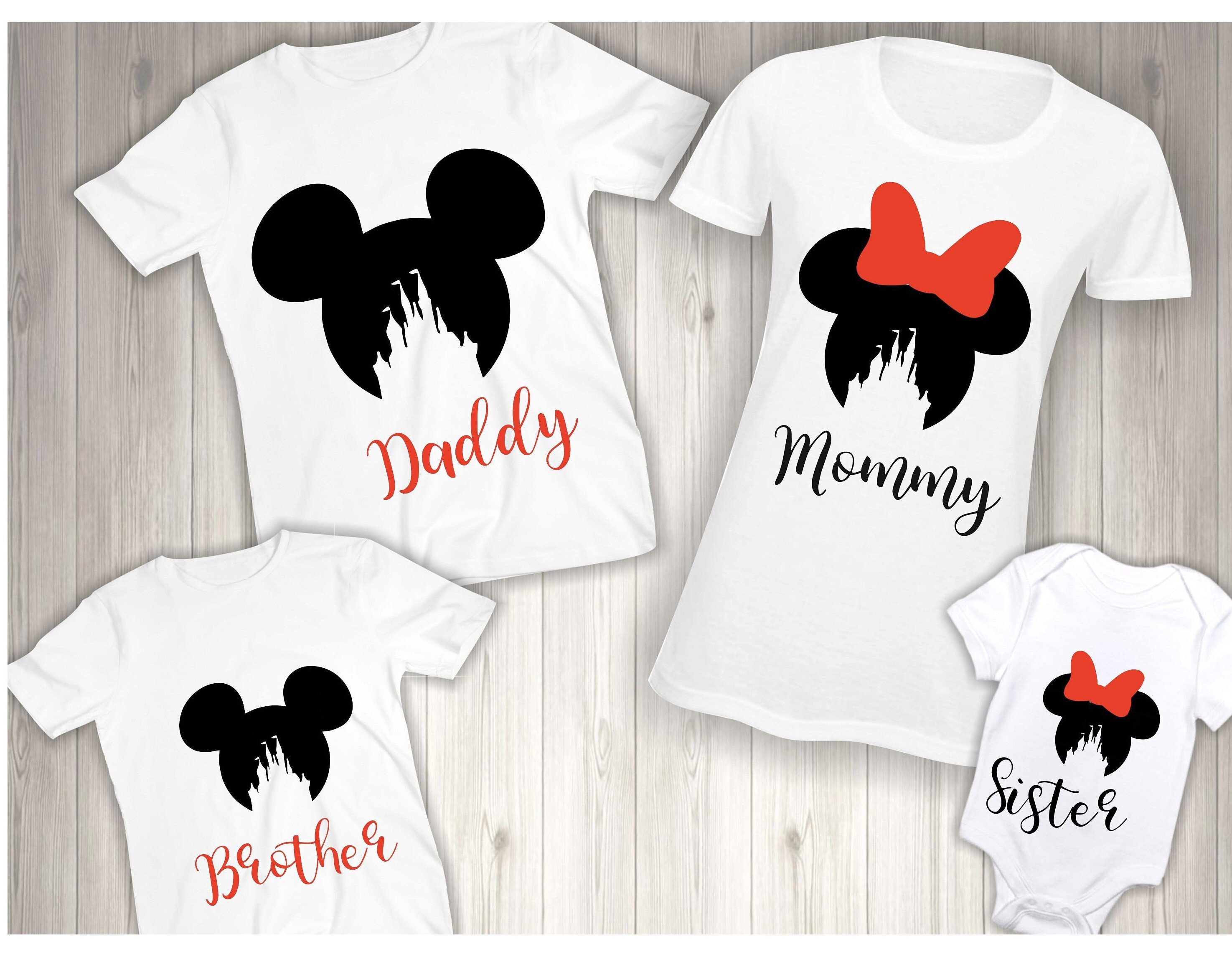 Disney Family Shirts Disney Matching Set Shirt Custom Disney Etsy