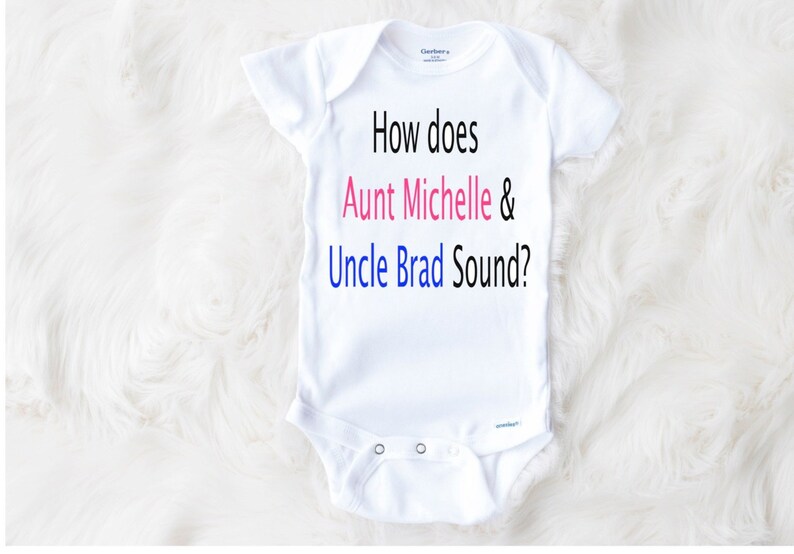 How Does Aunt /& Uncle Sound bodysuit,Pregnancy Announcement Bodysuit Baby Announcement for Aunt,New Aunt,Surprise For Aunt,Reveal To Family