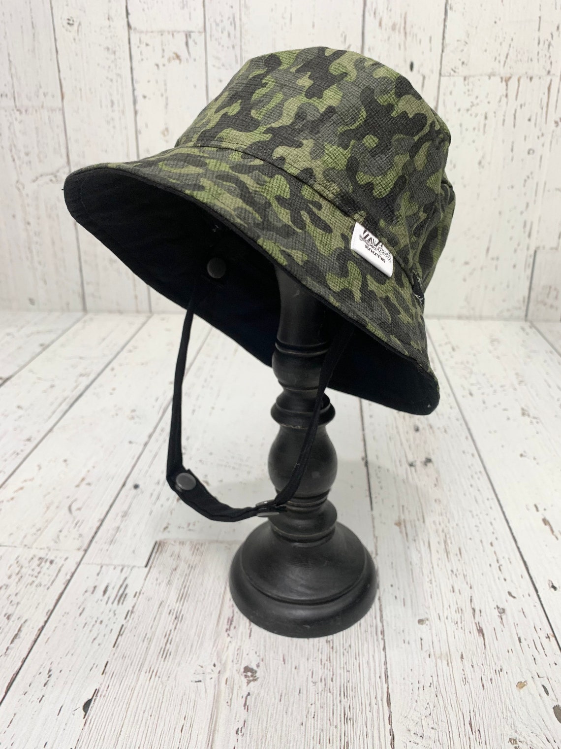 Reversible Summer Bucket Hat Handmade Adjustable Straps Unisex Etsy
