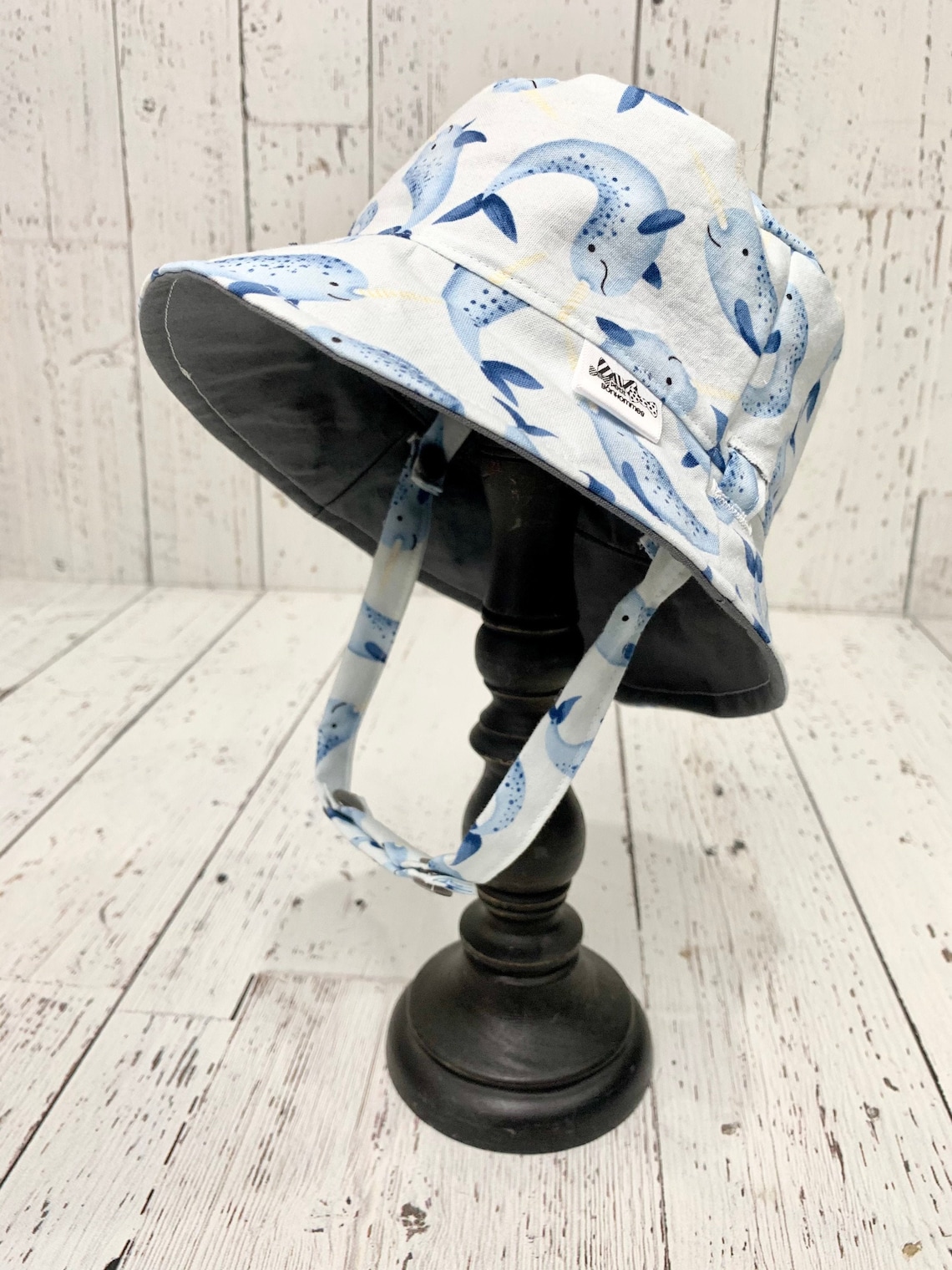 Reversible Summer Bucket Hat Handmade Adjustable Straps Unisex Etsy