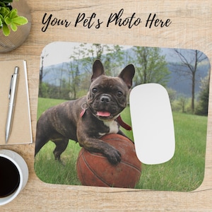 Custom Pet Mouse Pad , Pet portrait mouse pad, Pet Photo mouse pad, Mouse Pad Pet Lover Gift, Pet Photo on Mouse Pad, Pad For Pet Lover
