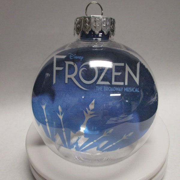 Frozen  Musical, Christmas ornaments ,Frozen Broadway Christmas ornaments ,Christmas ornament
