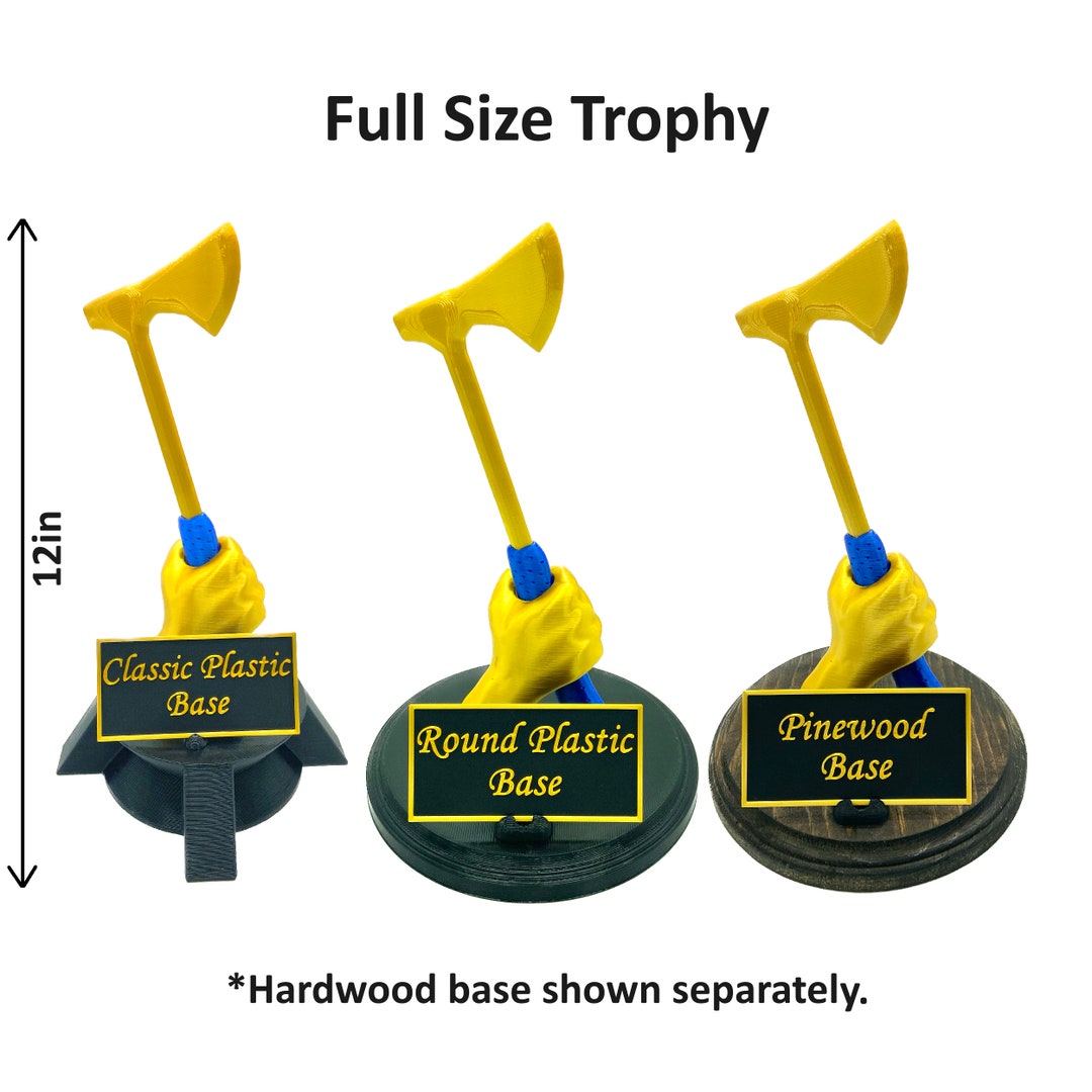 Custom Axe Throwing Trophies Etsy