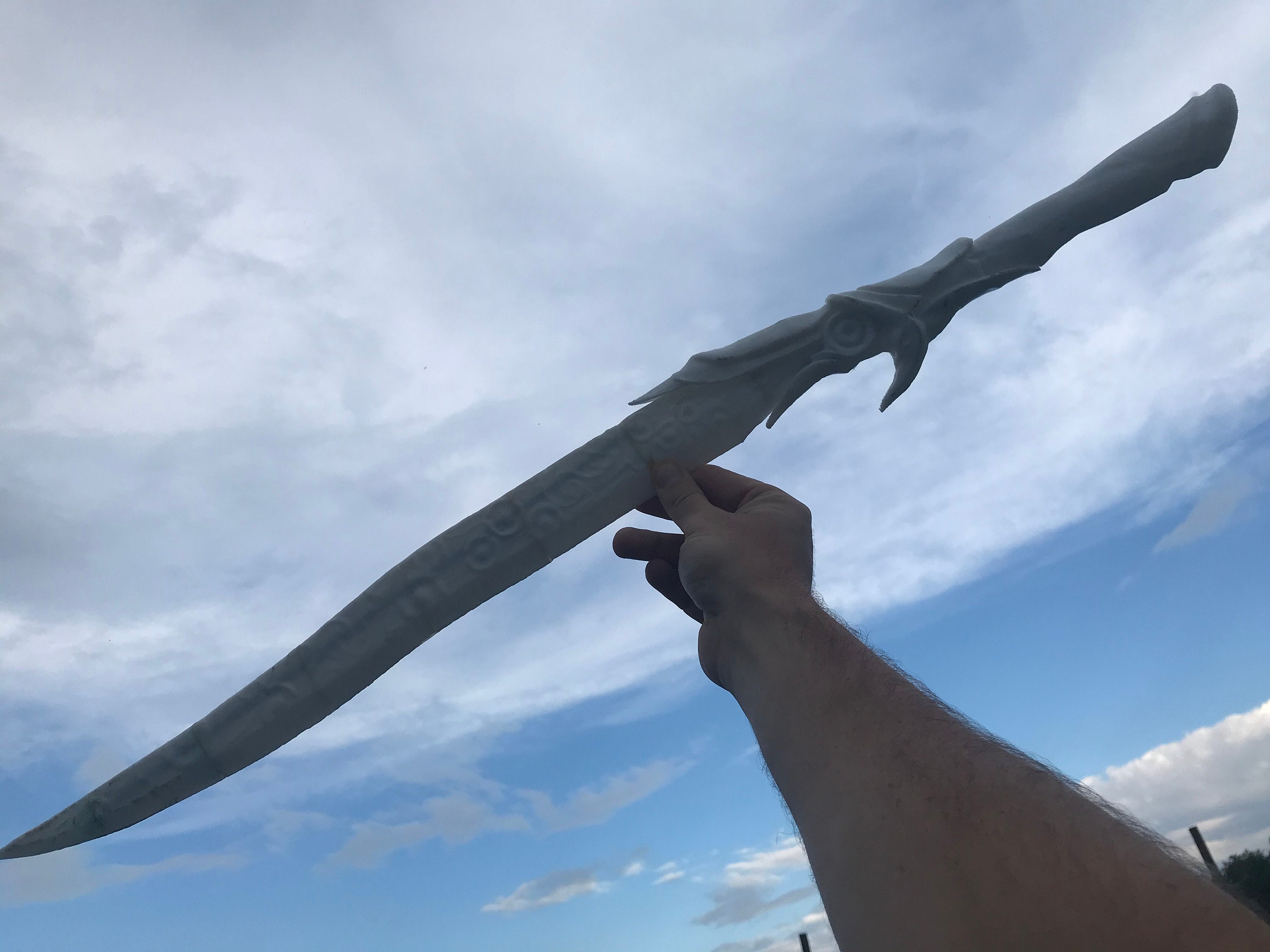 Skyrim Ebony Sword Etsy