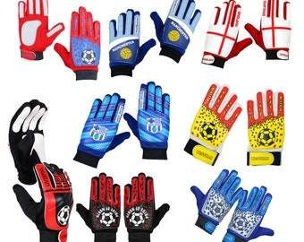 Football Junior Goalkeeper Sports Hand Gloves for Kids Strong Grip Lightweight  for the Toughest Double Fingerprint Protection Size-6