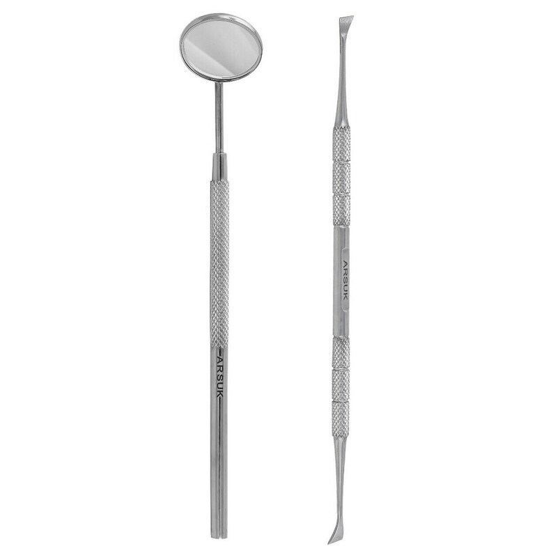 ARSUK Dentist Tools Basic Instruments Dental Tooth Scraper Stain