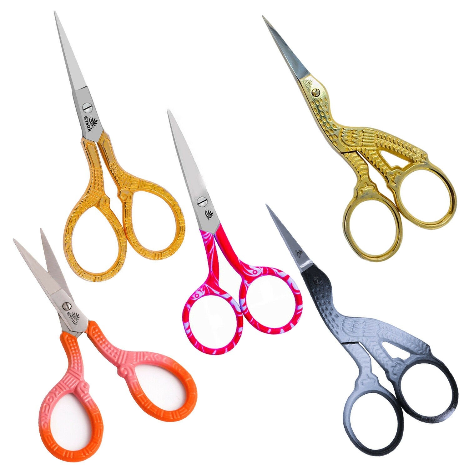 ARSUK Embroidery Scissors 4 inch Stainless Steel Small Sewing Etsy