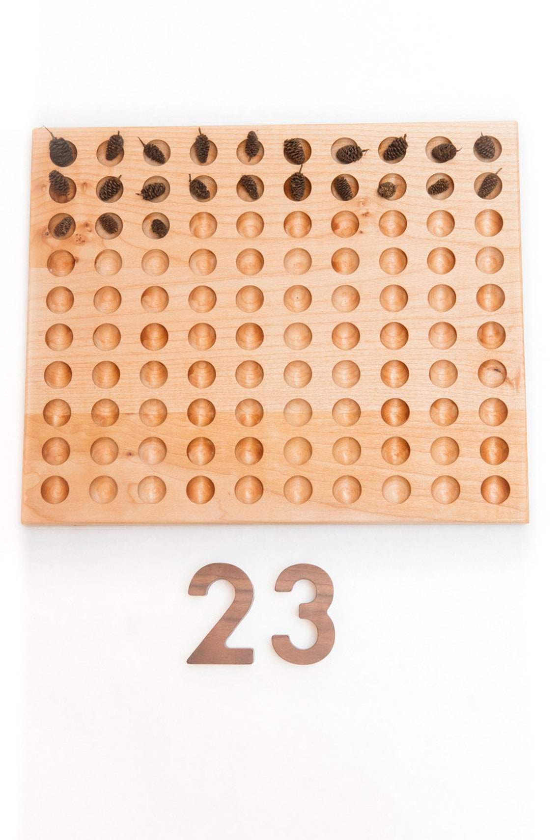 Wooden 100 Board Etsy