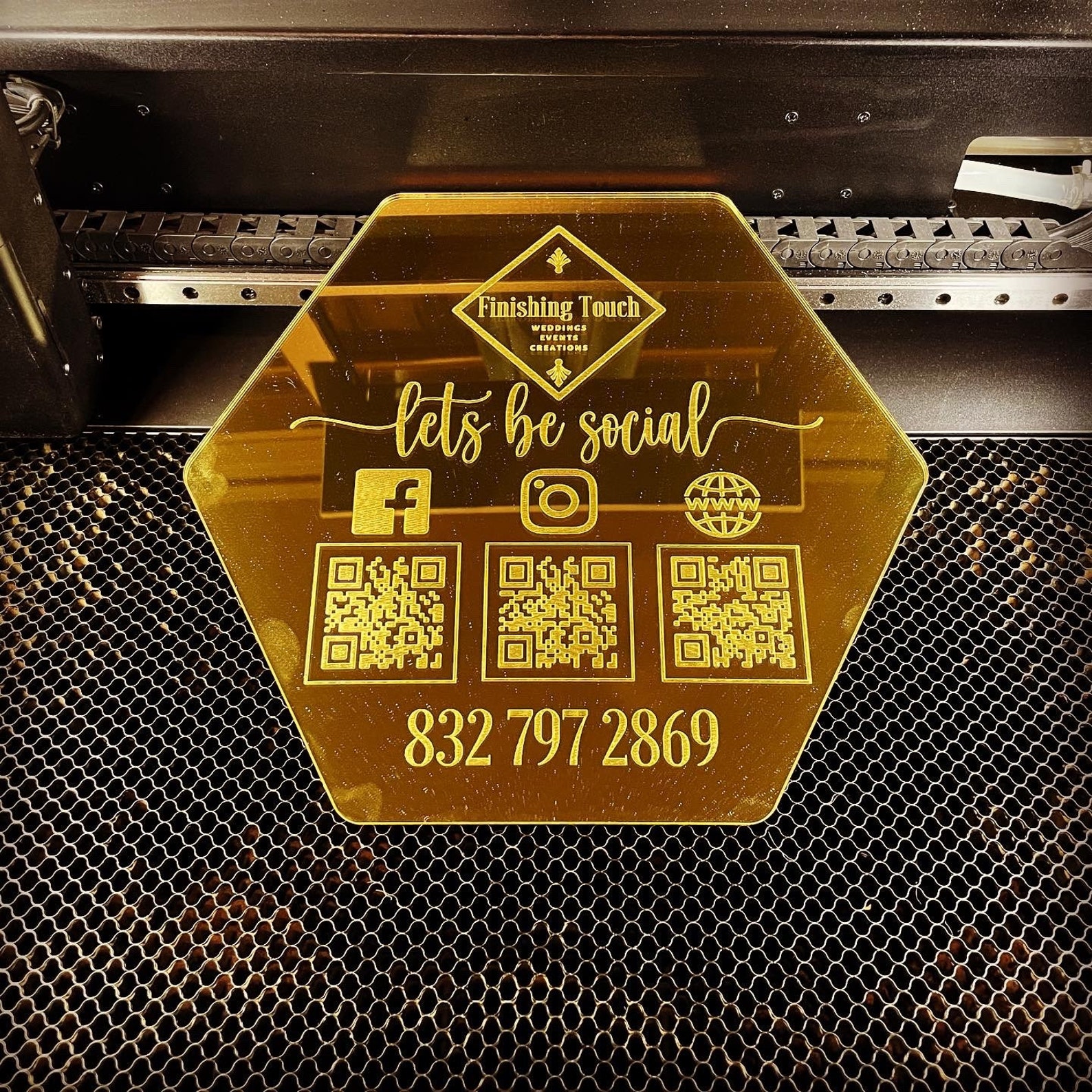 Small Business Social Media Board or Menu/Price Sharing Board Etsy