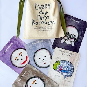 Emotion Cards, Feelings Cards, Mood Cards, Emotional Health, Calm Down Corner, Sensory toy, Limbic System, Allied Health, Therpists