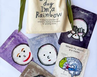 Känslokort: Känslokort, SEL-verktyg, Självreglering, Mindfulness, Emojis, Terapiverktyg, Lärarresurs, Limbiska systemet