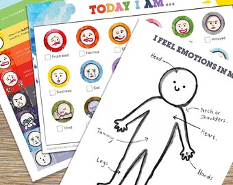 Arbetsbok för känslokontroll, SEL-aktiviteter för barn (utskrivbar PDF)