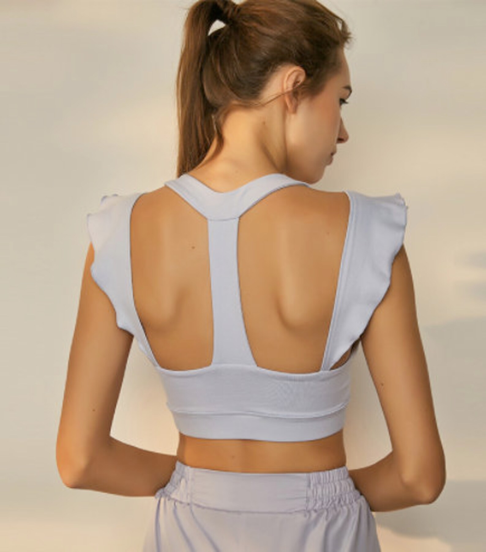 Supercute Women Ruffle Bra Top Women's Sports Bra Top Etsy